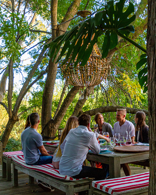 Celebrating with family and friends